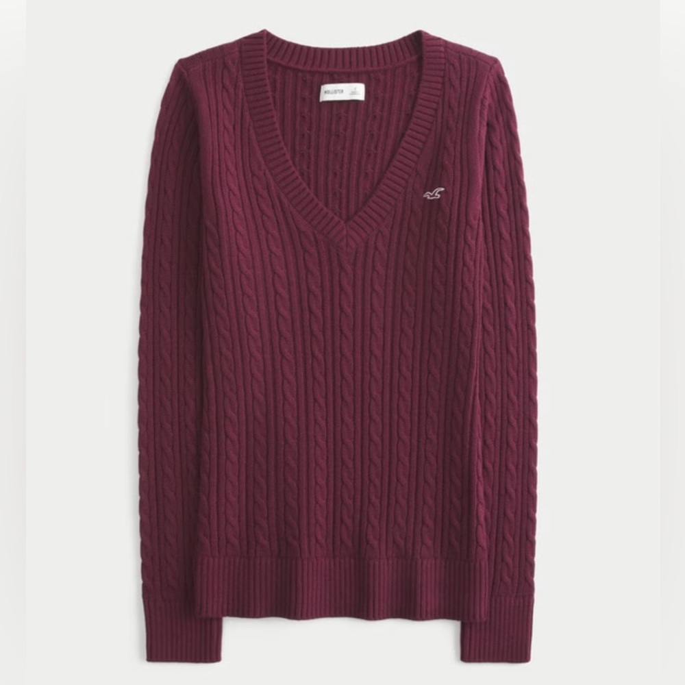 Hollister Women's V-Neck Sweater